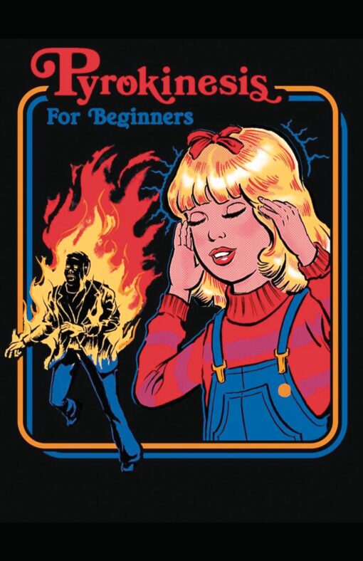 11x17 Pyrokinesis For Beginners Countertop Poster - HalfMoonMusic