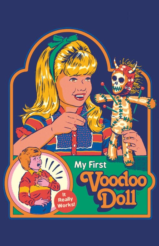 11x17 Steven Rhodes My First Voodoo Doll Countertop Poster - HalfMoonMusic