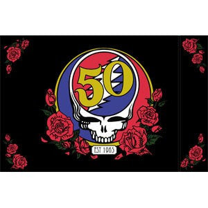 Grateful Dead 50th Anniversary Pillow Case - HalfMoonMusic