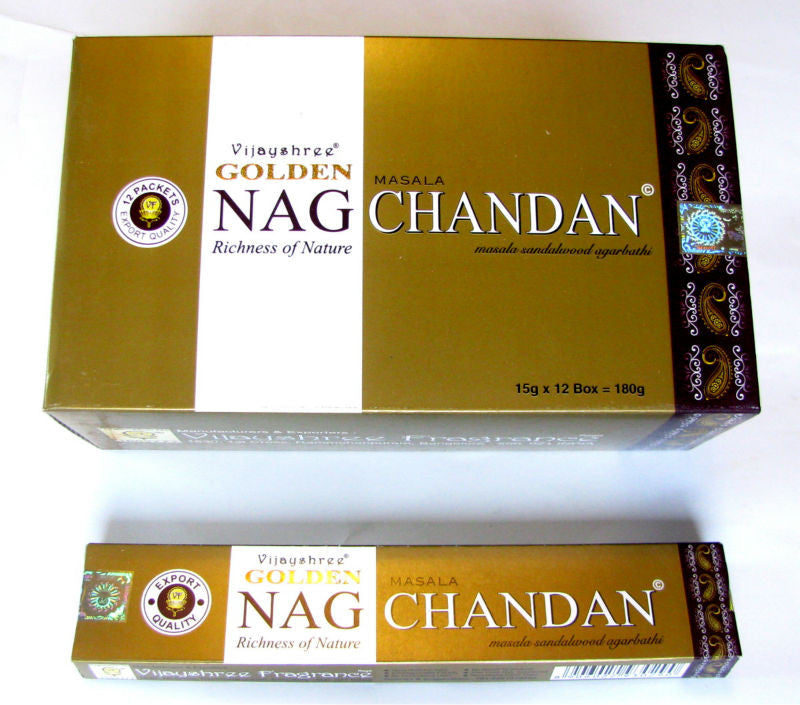 NagChandan Incense 3 Pack (36 sticks) - HalfMoonMusic