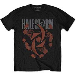 Unisex Halestorm Bouquet T-shirt - HalfMoonMusic