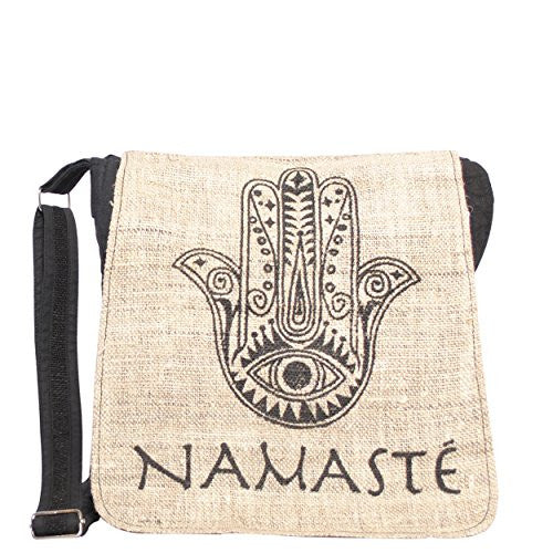 Awakening Namaste Hasma Hemp Bag - HalfMoonMusic