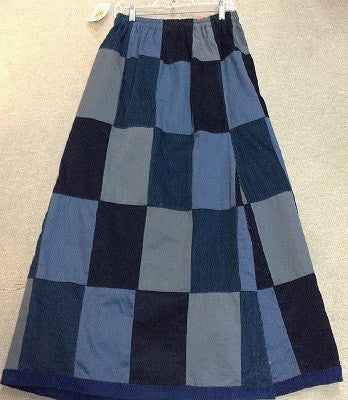 Corduroy Patchwork Skirt - HalfMoonMusic