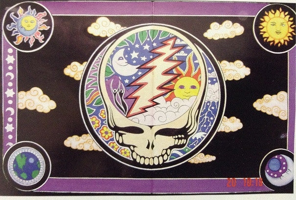 Steal Your Face Day and Night Tapestry - HalfMoonMusic