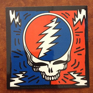 Steal Your Face and Bolts Sticker - HalfMoonMusic