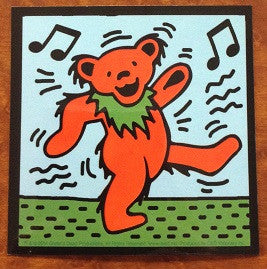 Dancing Bear Music Sticker - HalfMoonMusic