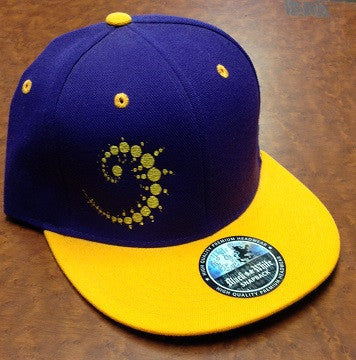Crop Swirl Snap Back Hat - HalfMoonMusic