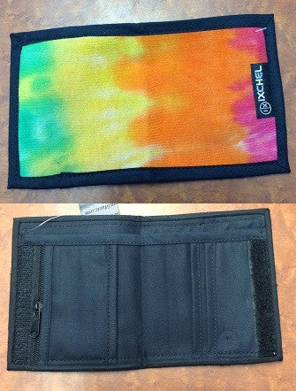 Tie Dye Velcro Billfold Wallet - HalfMoonMusic
