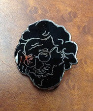 Large Jerry Head Hat Pin - HalfMoonMusic