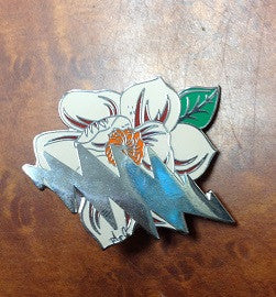 Sugar Magnolia Hat Pin - HalfMoonMusic