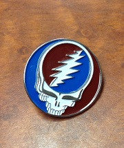 Small Steal Your Face Hat Pin - HalfMoonMusic