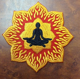 Fire Lotus Yoga Patch - HalfMoonMusic