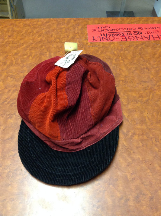 Corduroy Rimmed Tam Hat - HalfMoonMusic