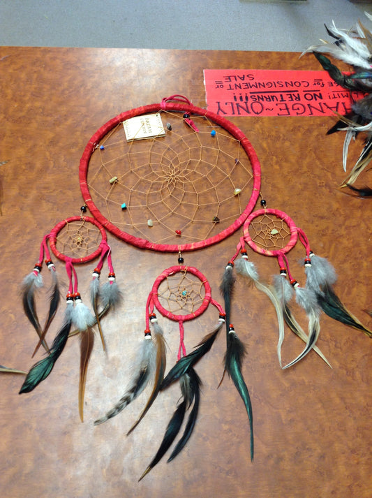 Two Tier Dream Catcher - HalfMoonMusic