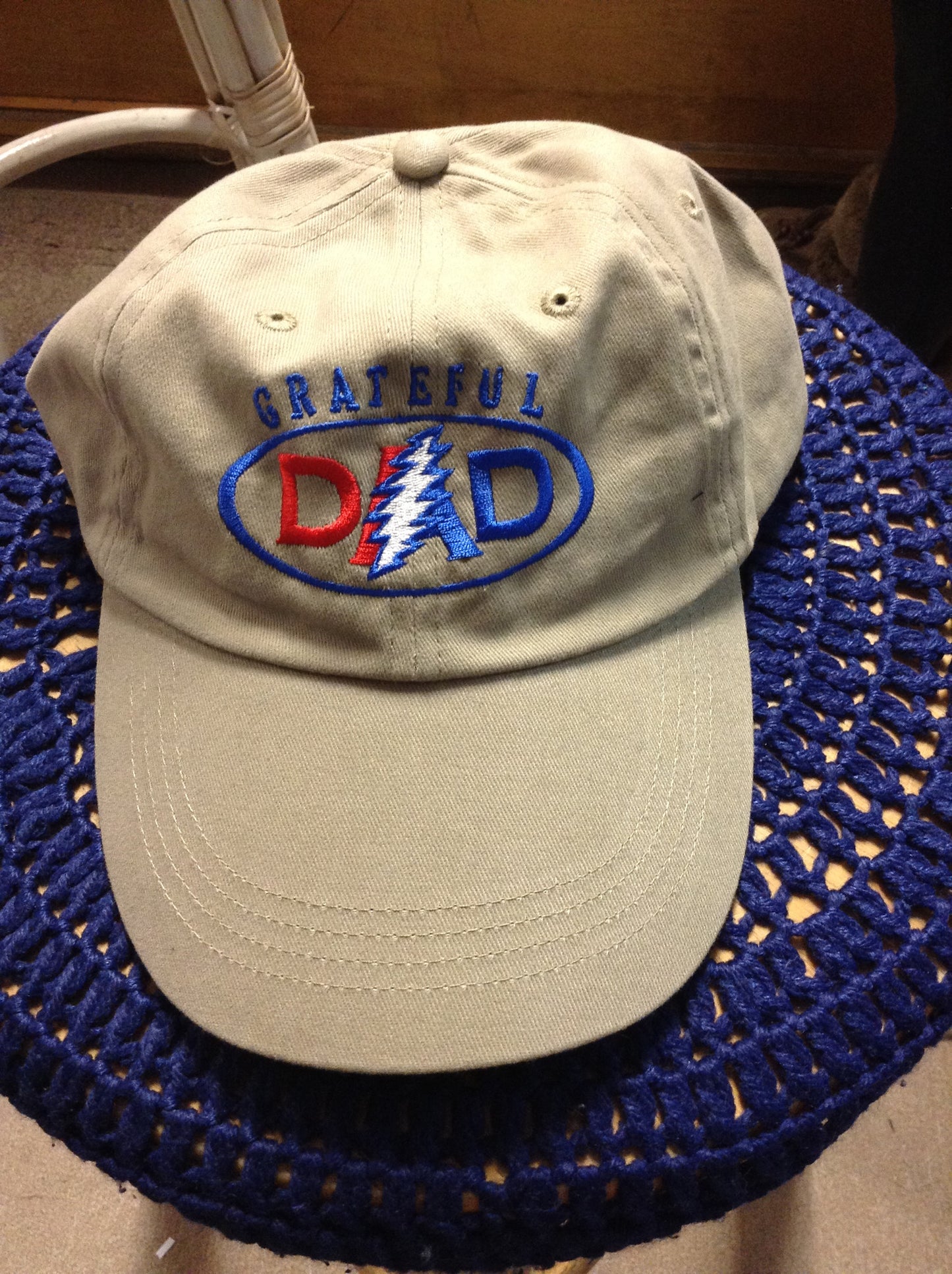 Grateful Dad Baseball Hat - HalfMoonMusic