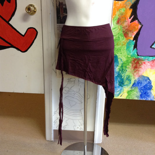 Womens Asymetrical Point Skirt - HalfMoonMusic