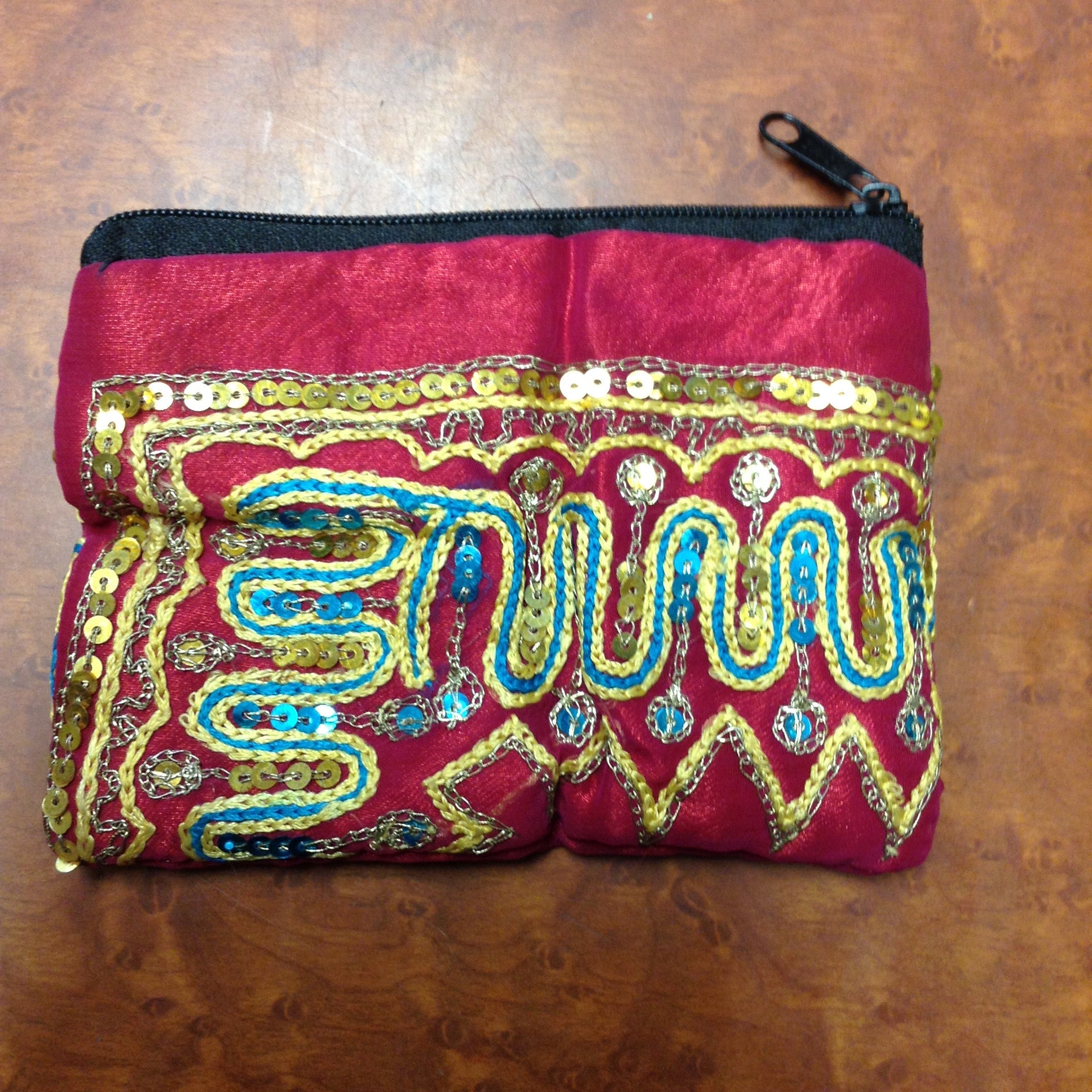 Sequin Ornate Change Purse - HalfMoonMusic