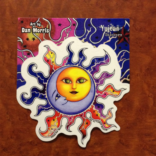 Sun and Moon Dan Morris Sticker - HalfMoonMusic