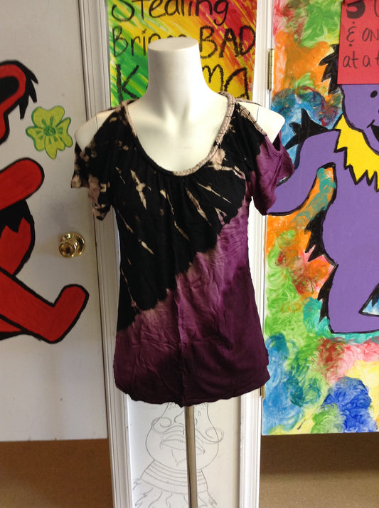 Women's Dip Dye Rayon Top - HalfMoonMusic