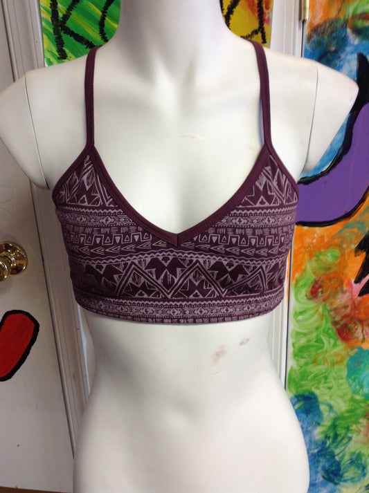 Tribal Yoga Layer Bra Womens Top - HalfMoonMusic