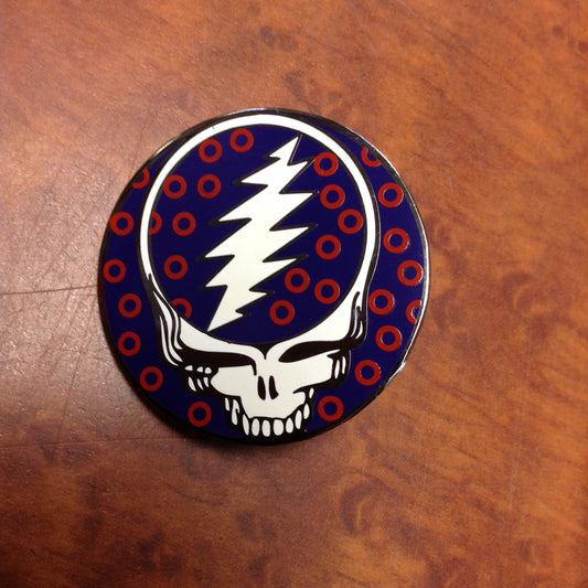 Grateful Phish Hat Pin - HalfMoonMusic