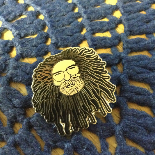 Jerry's Bad Hair Day Hat Pin - HalfMoonMusic