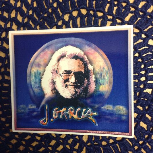 Jerry Garcia Wetlands Sticker - HalfMoonMusic