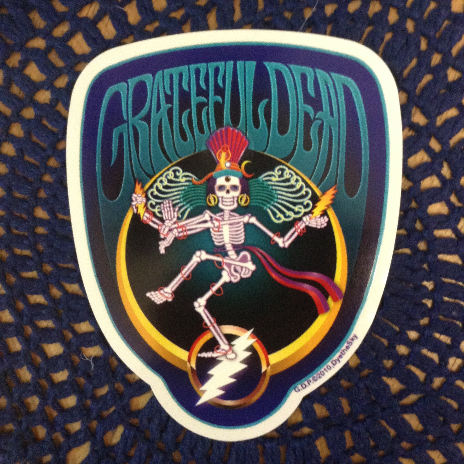 Grateful Dead Shiva Crecent Sticker - HalfMoonMusic