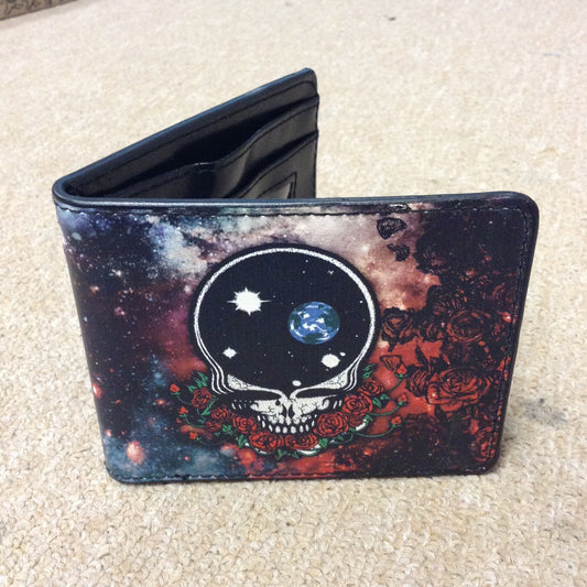 Grateful Dead Space Your Face Bi-Fold Wallet - HalfMoonMusic