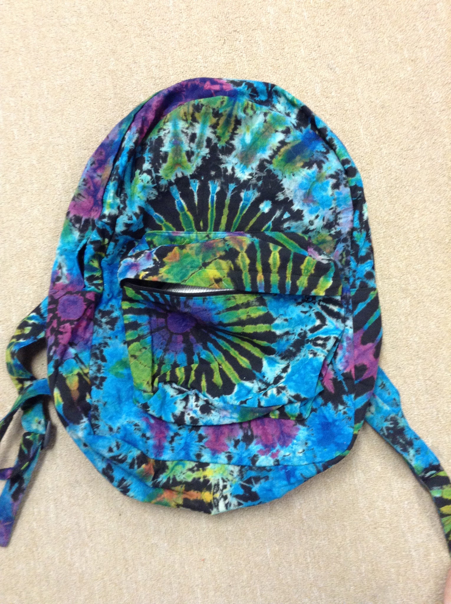Electric Forest Tie Dye Backpack - HalfMoonMusic