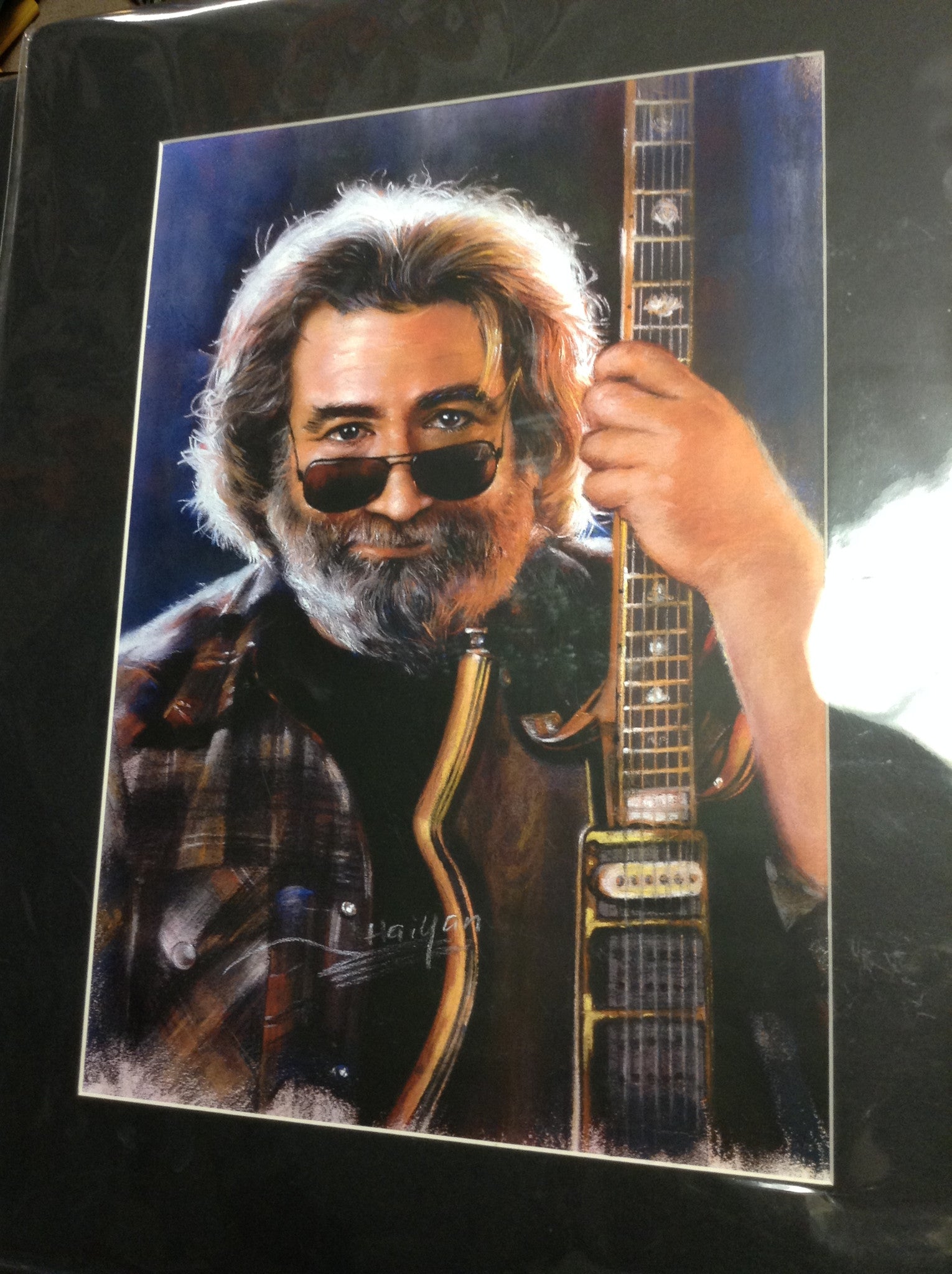 Jerry Garcia Art Print - HalfMoonMusic