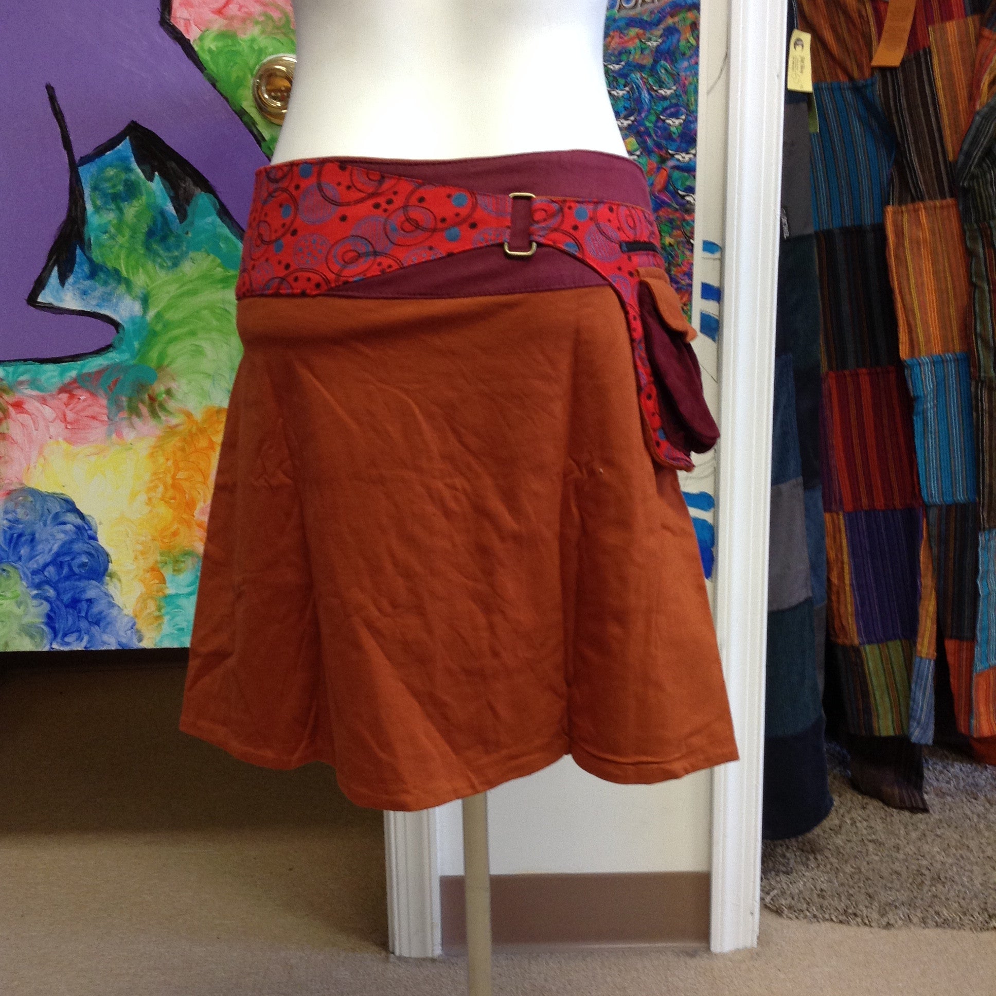 Dream Catcher Skirt with Pocket - HalfMoonMusic