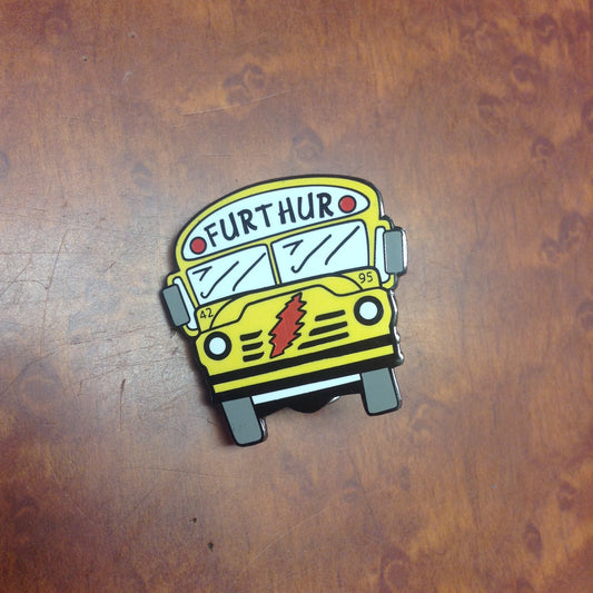 Furthur School Bus Hat Pin - HalfMoonMusic