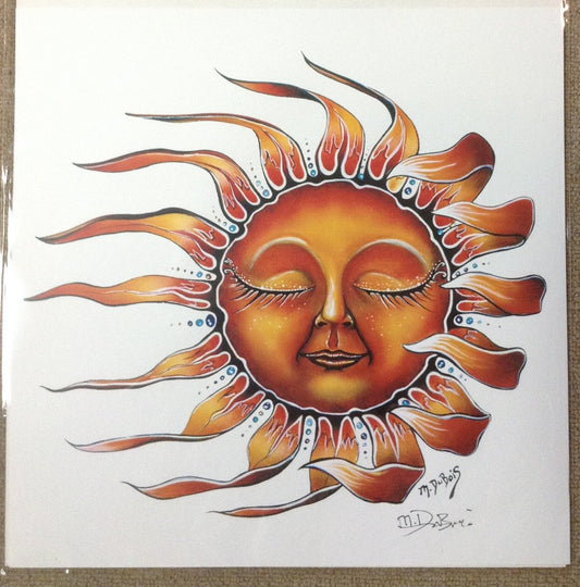 Sleeping Sun Mike DuBois Art Print - HalfMoonMusic