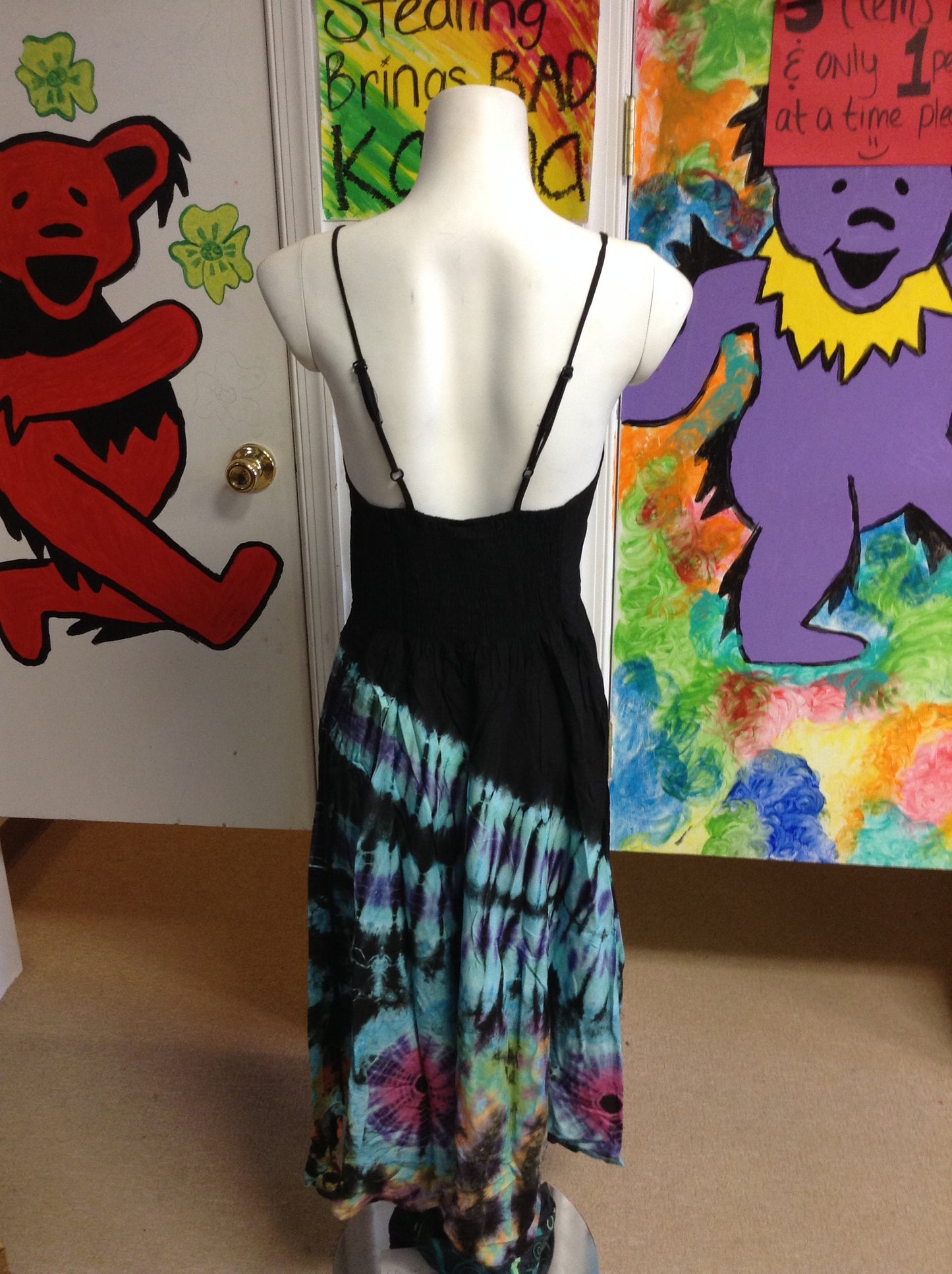 Women's Tie Dye Fairy Dress - HalfMoonMusic