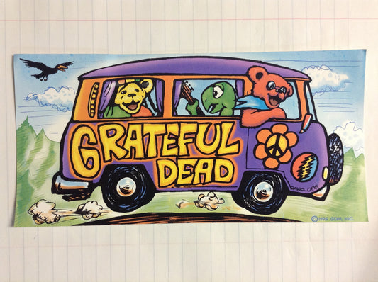 Grateful Dead Tour Bus Sticker - HalfMoonMusic