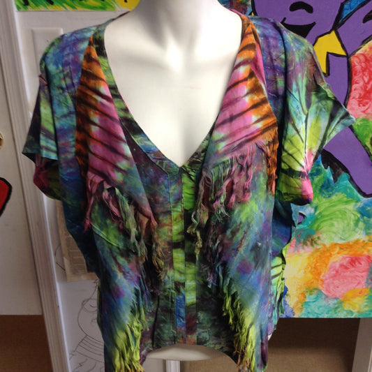 Women's Fringe Tunic - HalfMoonMusic