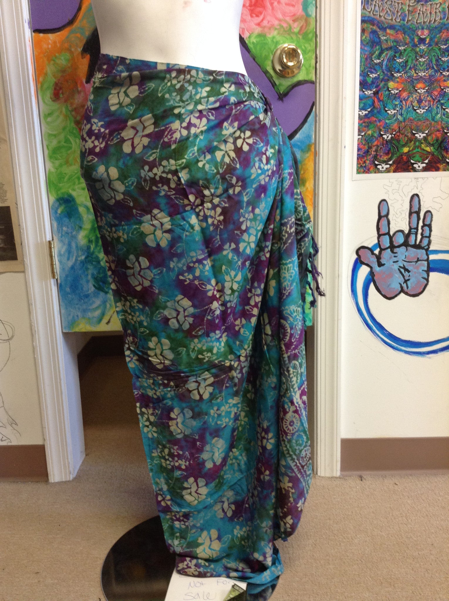 Gypsy Tie Dye Sarong - HalfMoonMusic