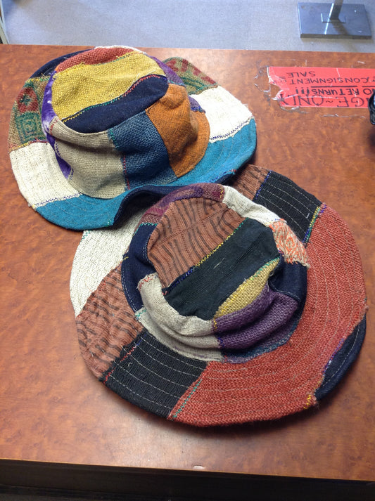 Hemp Multi Patch Hat - HalfMoonMusic