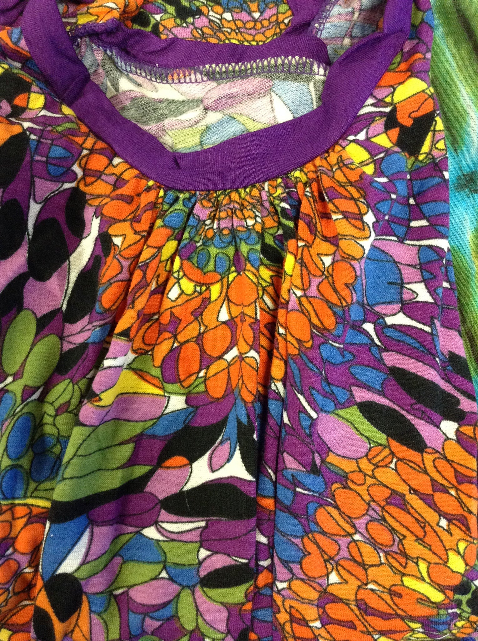 Women's Printed Drop Waist Racerback Dress - HalfMoonMusic