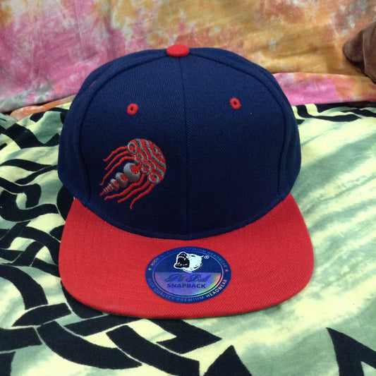 Crop Circle Jelly Fish Snap Back Hat - HalfMoonMusic