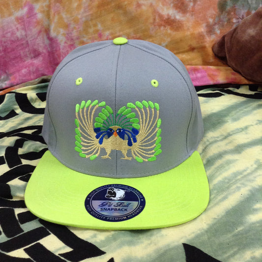 Inca Peacock Snap Back Hat - HalfMoonMusic