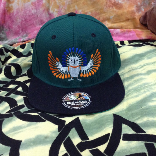 Inca Owl Snap Back Hat - HalfMoonMusic
