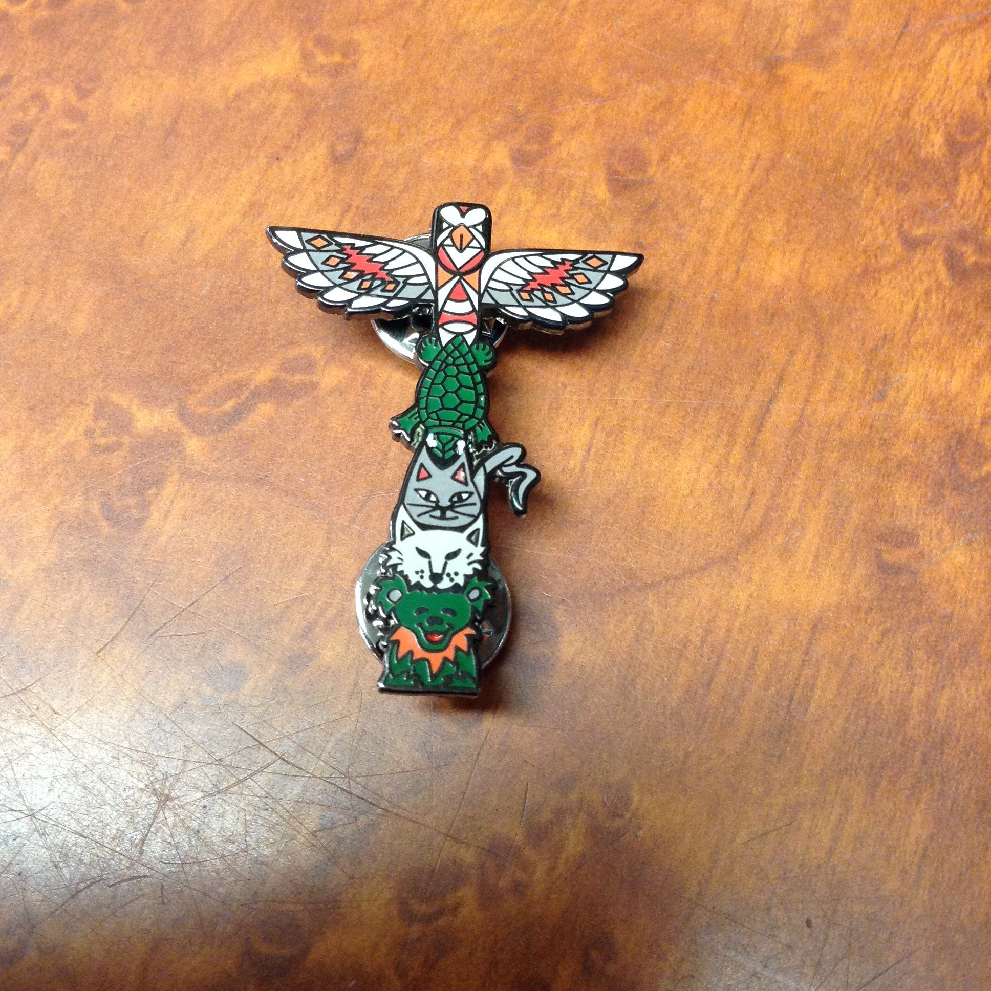Grateful Dead Totem Pole Hat Pin - HalfMoonMusic