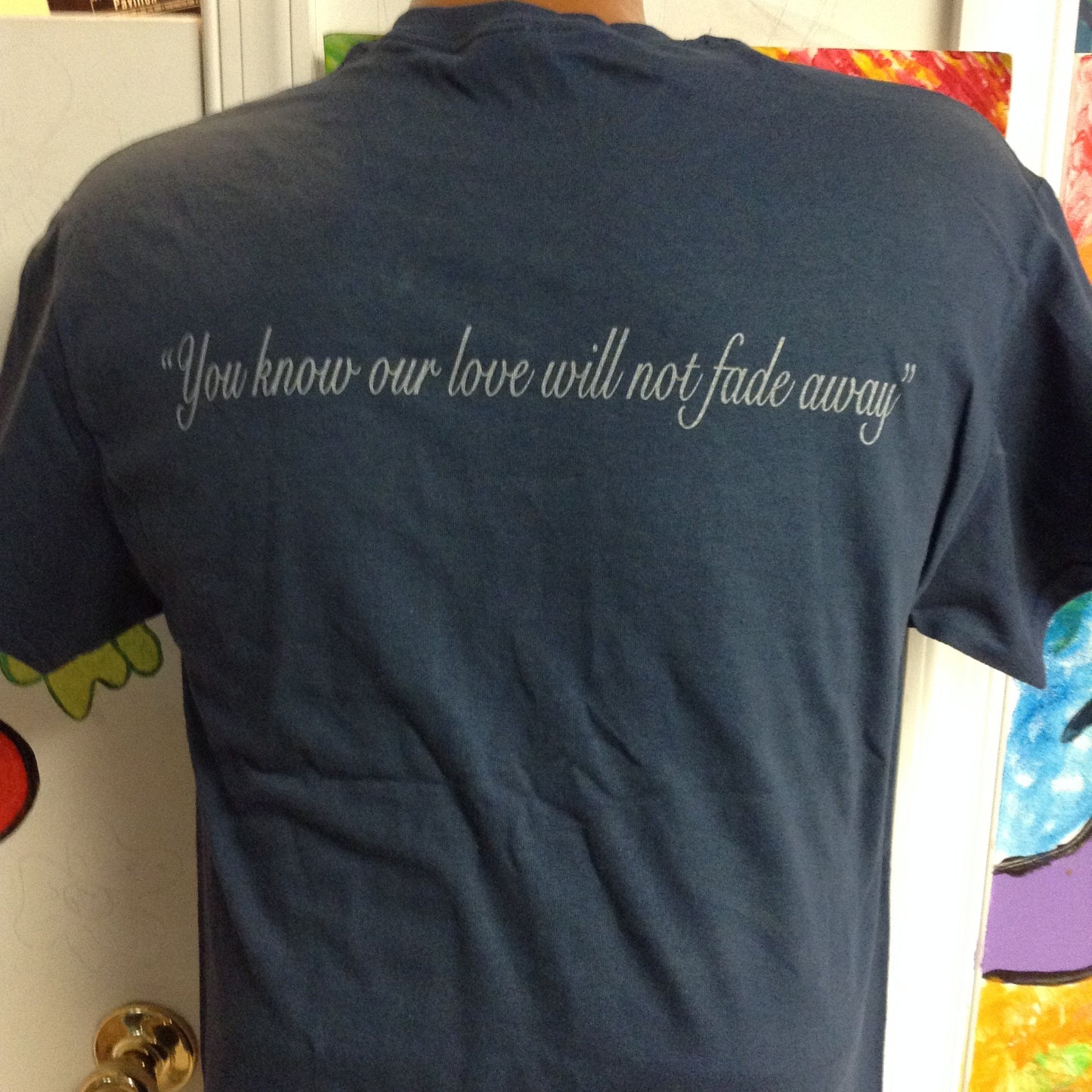 Mens Jerry Garcia Love Hand Solid T Shirt - HalfMoonMusic