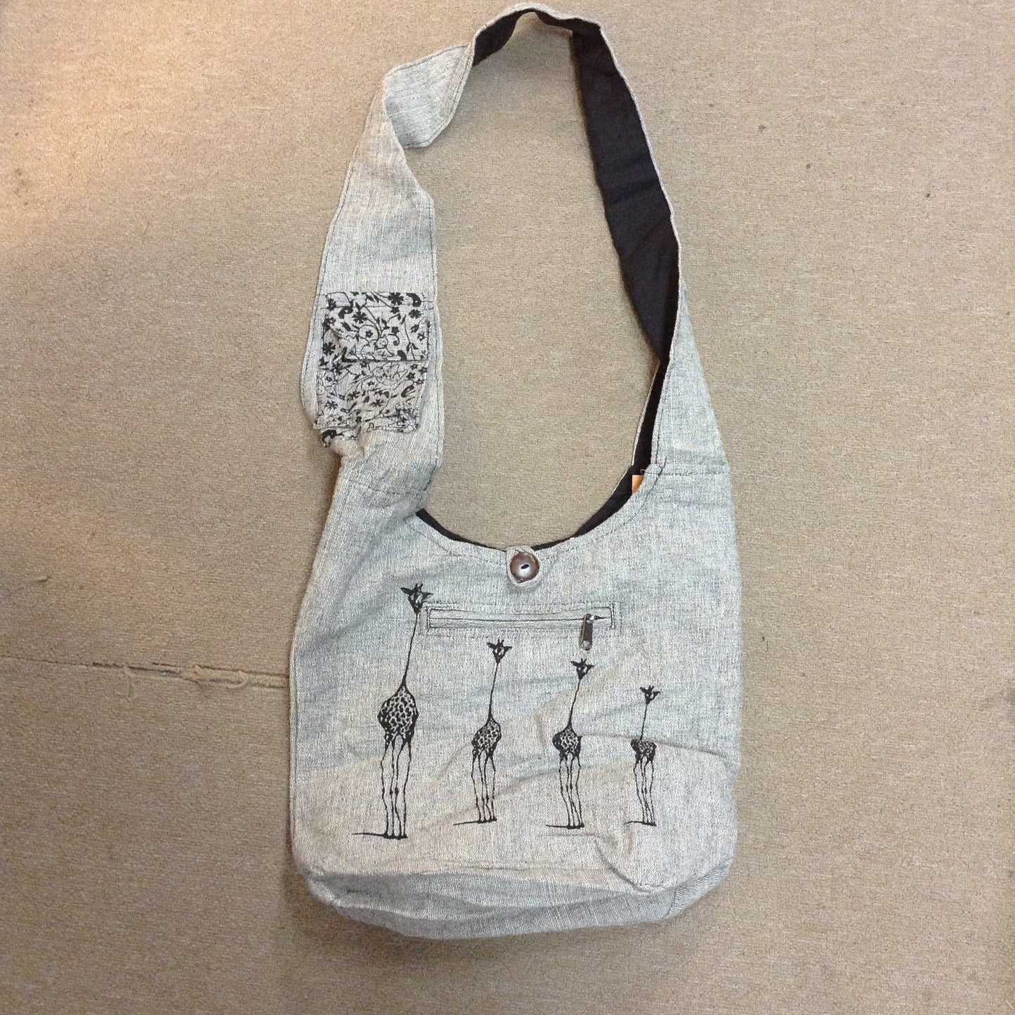 Giraffe Cotton Bag - HalfMoonMusic