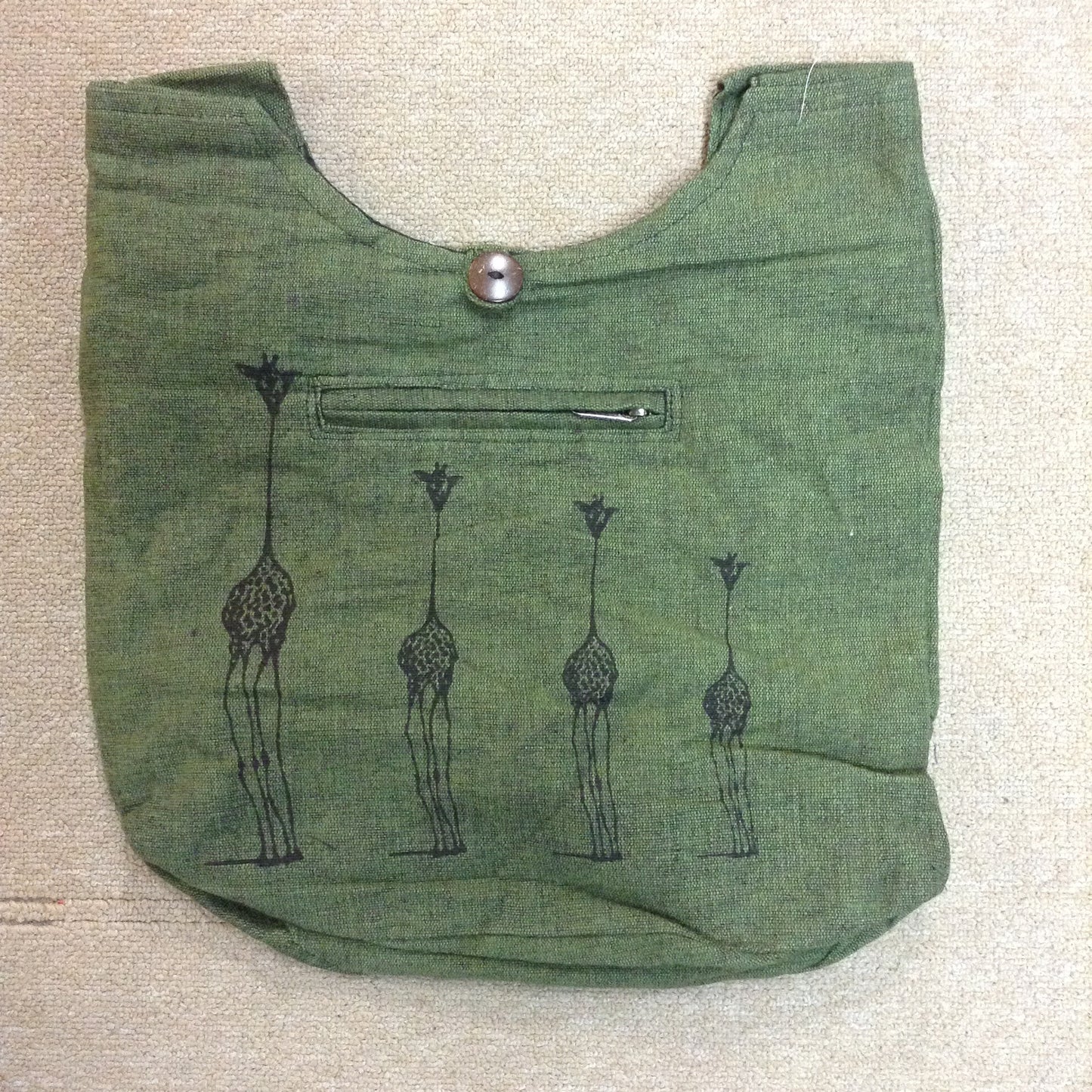 Giraffe Cotton Bag - HalfMoonMusic