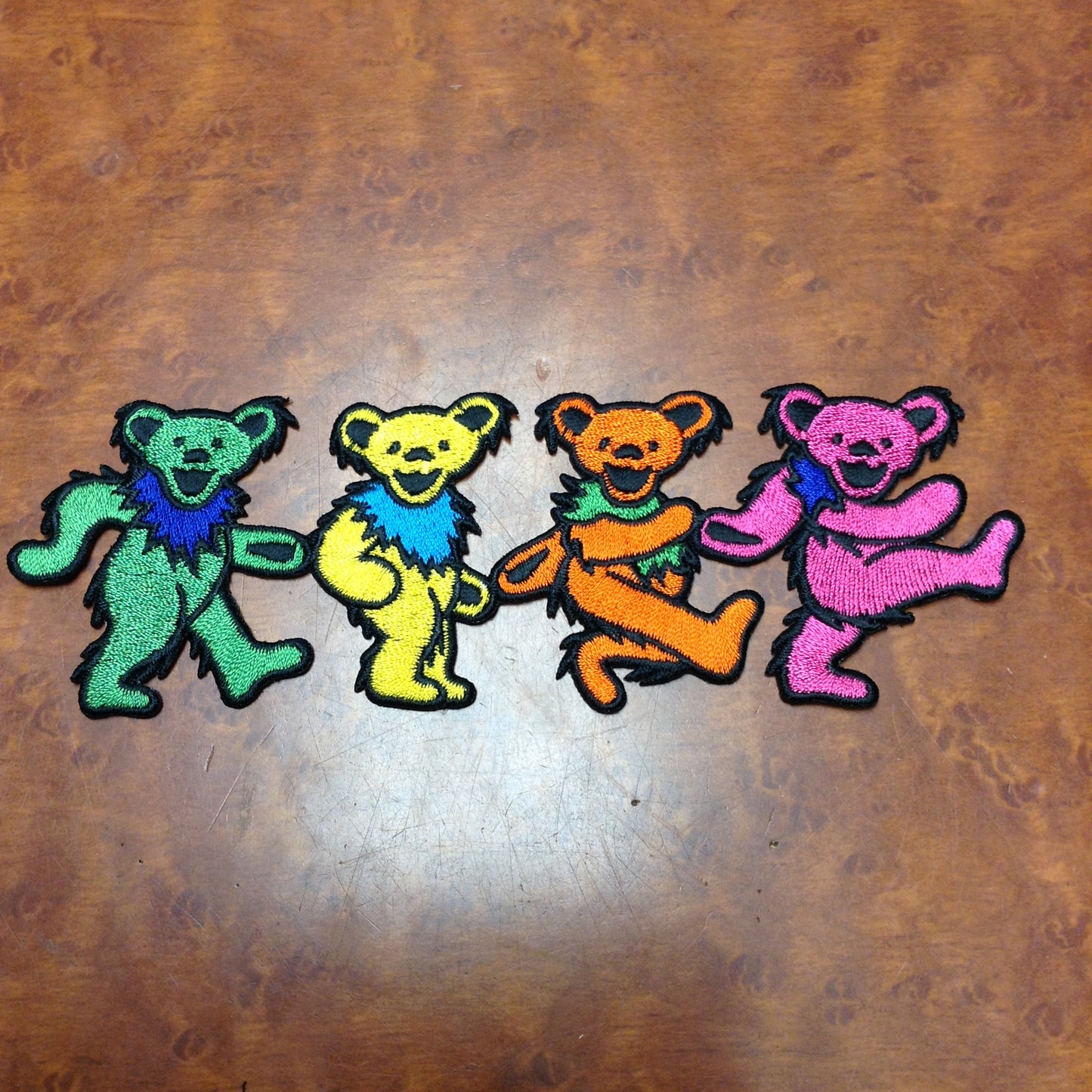 Grateful Dead Four Dancing Bears Patch - HalfMoonMusic