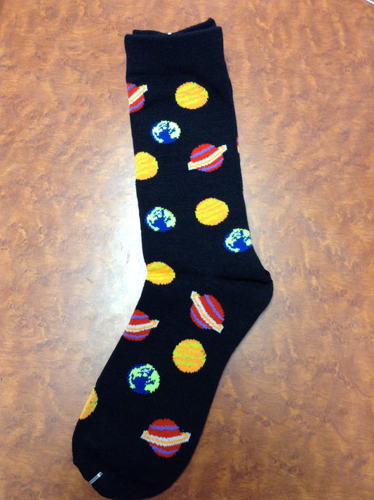 Cosmic Allignment Tall Socks - HalfMoonMusic