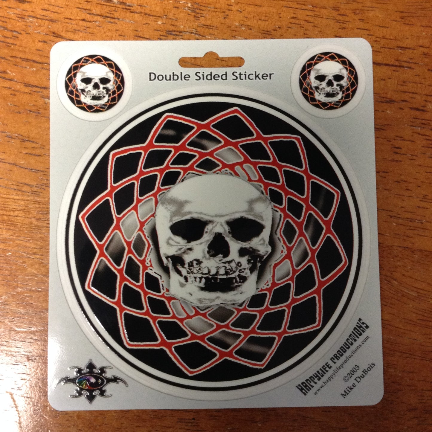 Geo Skull Multi Sticker - HalfMoonMusic